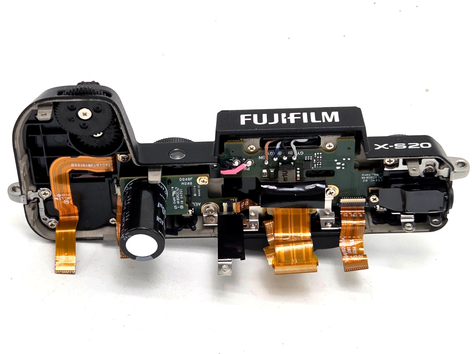 New OEM FUJIfilm ENTIRE TOP ASSEMBLY viewfinder, Mode dials, circuits XS20 X-S20