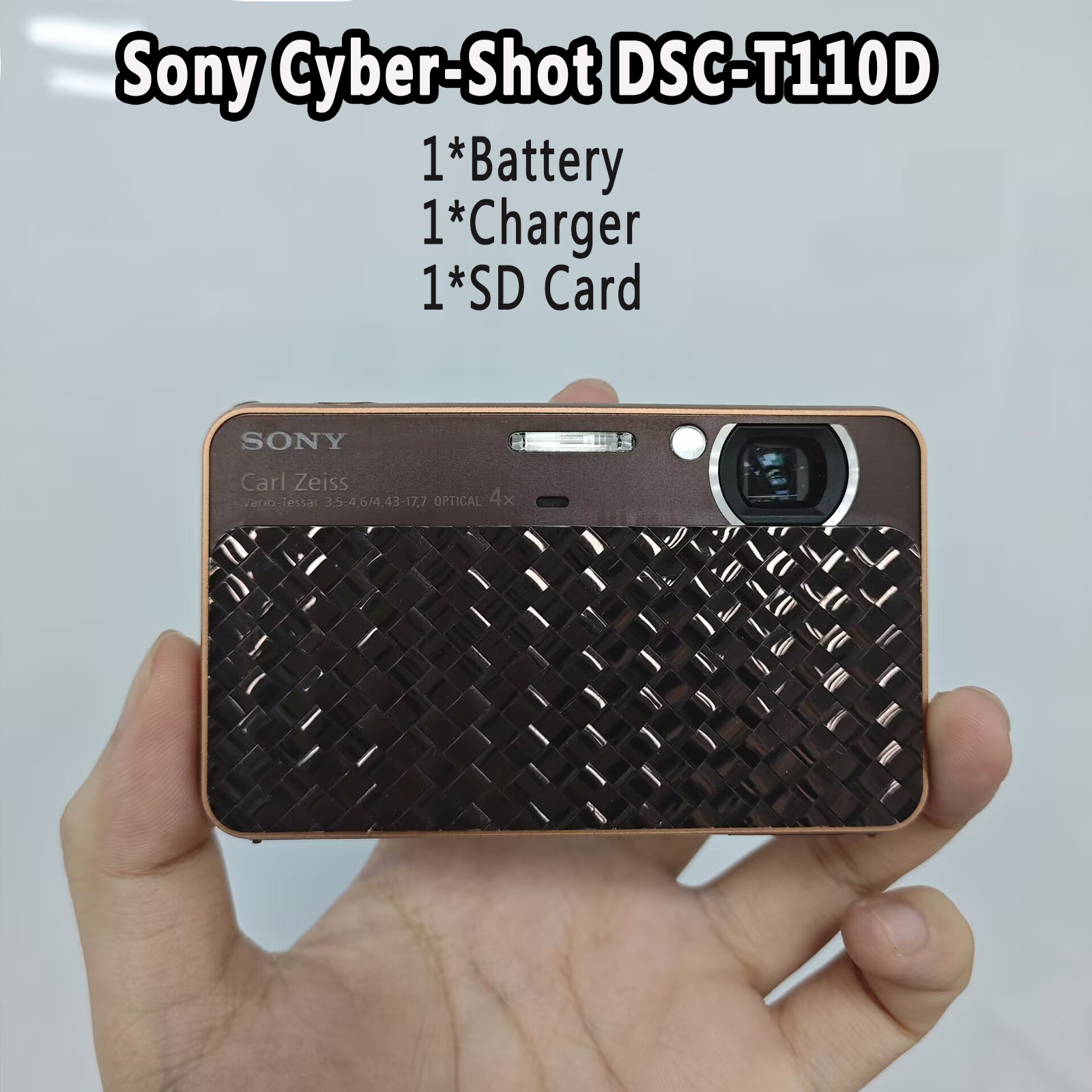 SONY Cyber Shot DSC-T99D Digital Camera 14.1MP CCD Vintage Brown 90% New