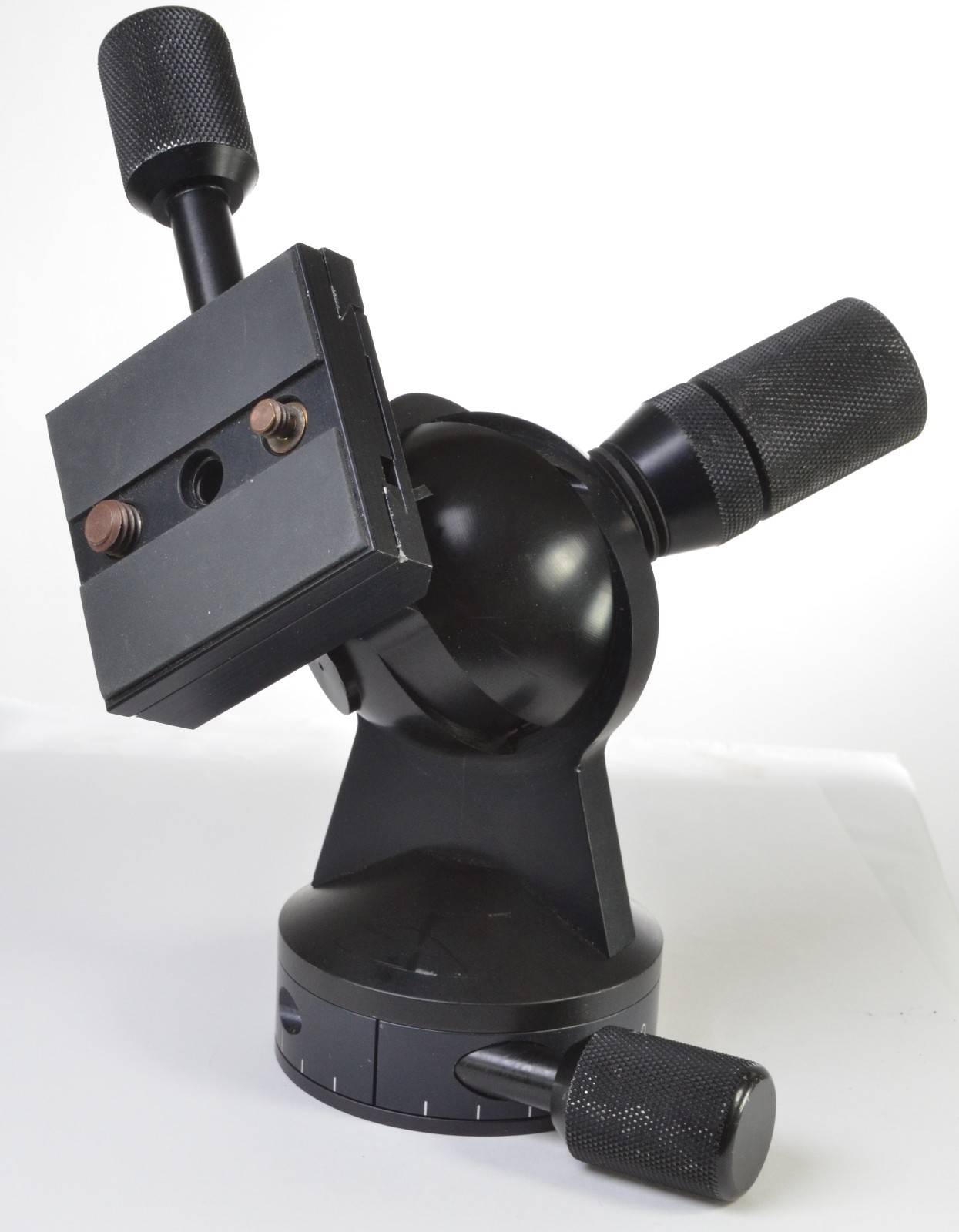 NPC ProHead Tripod Head Pan Tilt Amrus Shpigel Joint Quick Release w/plate-READ