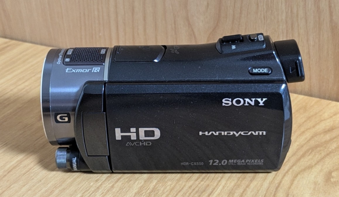 SONY HDR-CX550V Handycam Camcorder NightShot Full HD Japanese only Exc+