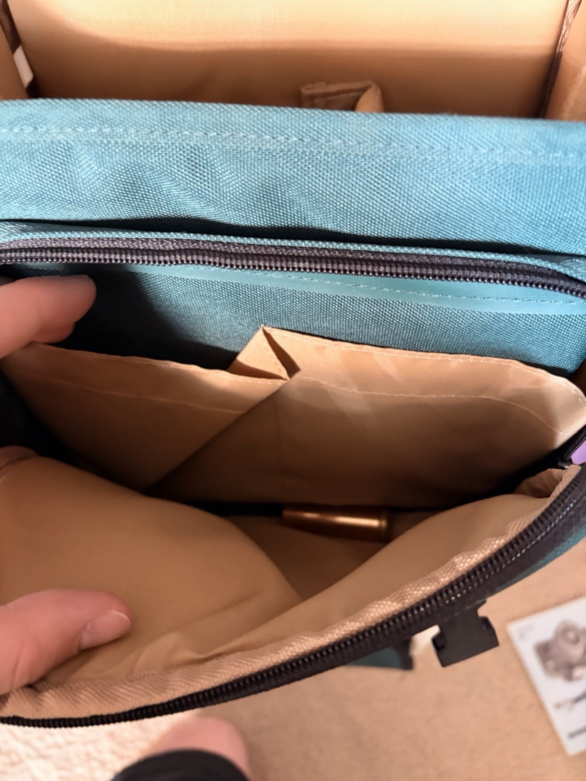 Canon Carry/Shoulder Bag for Camera Blue/Beige/ Brown Padded Adjustable Strap