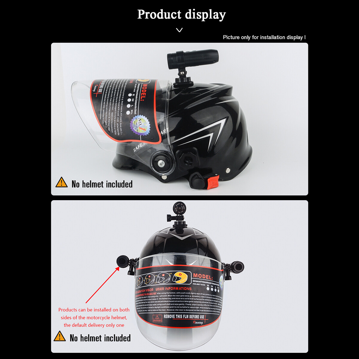 HD 1080P Motor Bike Motor Cycle Action Helmet WiFi Sport Camera Cam Full DVR US