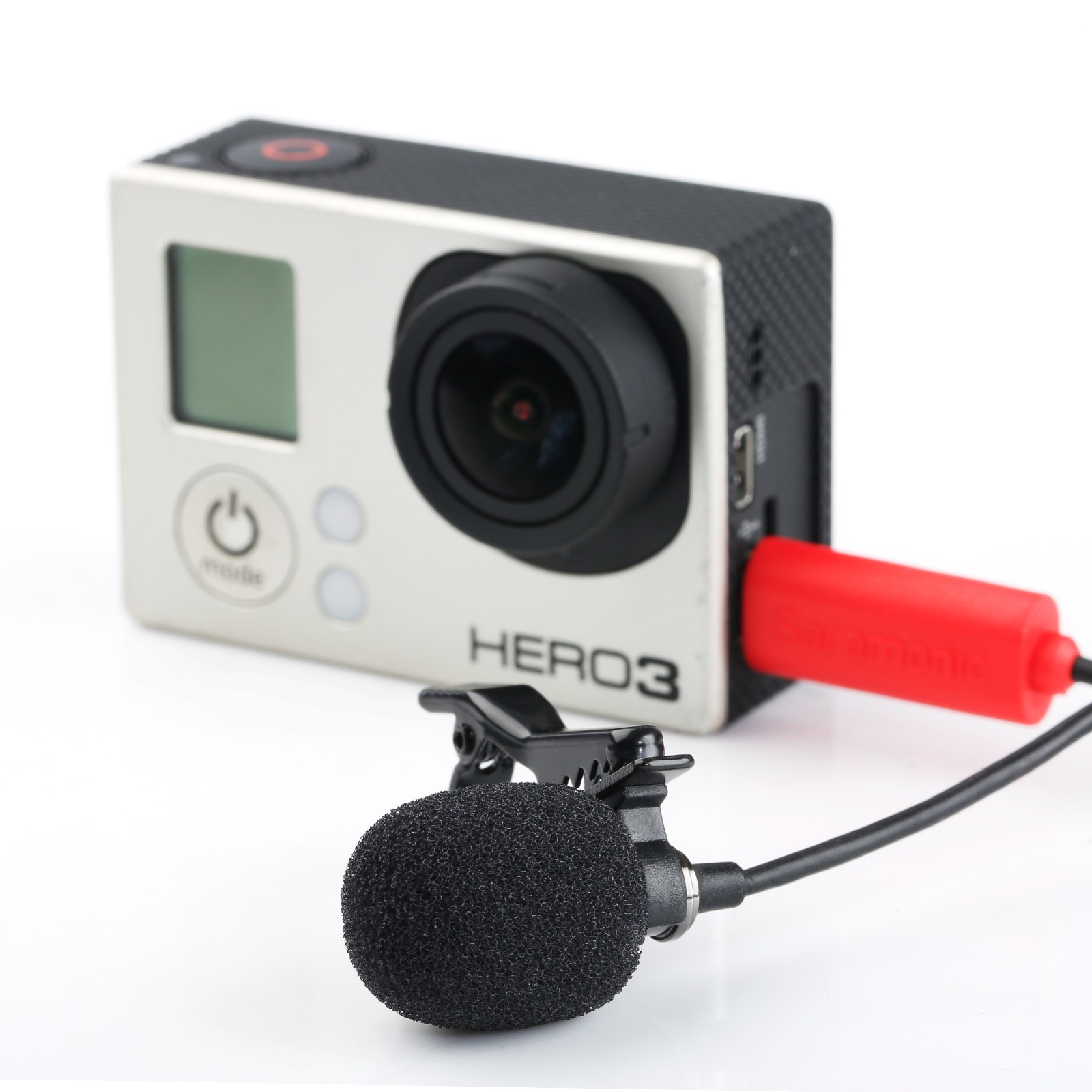 Saramonic SR-GMX1 Platinum Lavalier Clip-on Microphone for GoPro HERO3 & HERO4