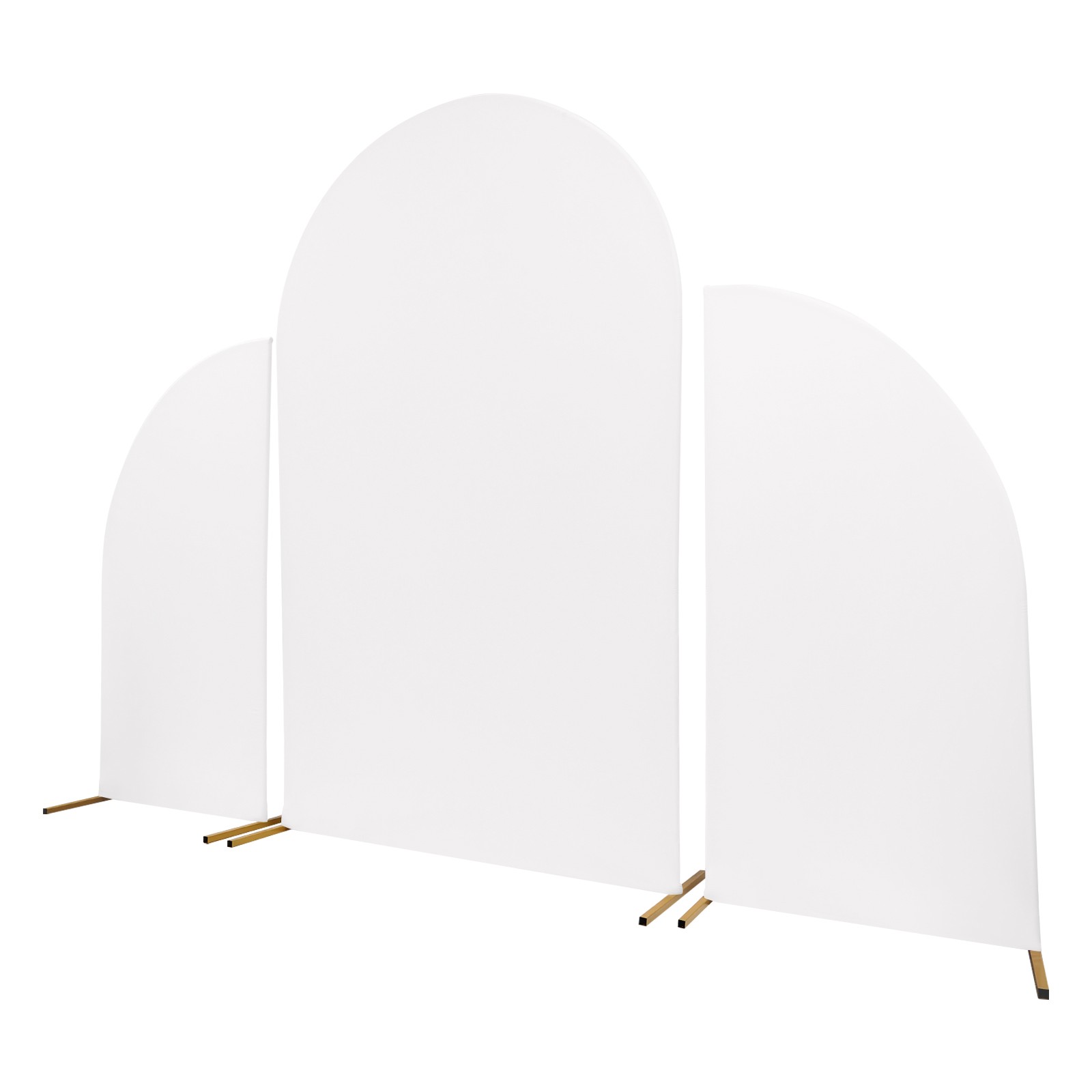 Metal Wedding Stand Backdrop Rack DIY Party Arch Flower Holder with Fabric Cover