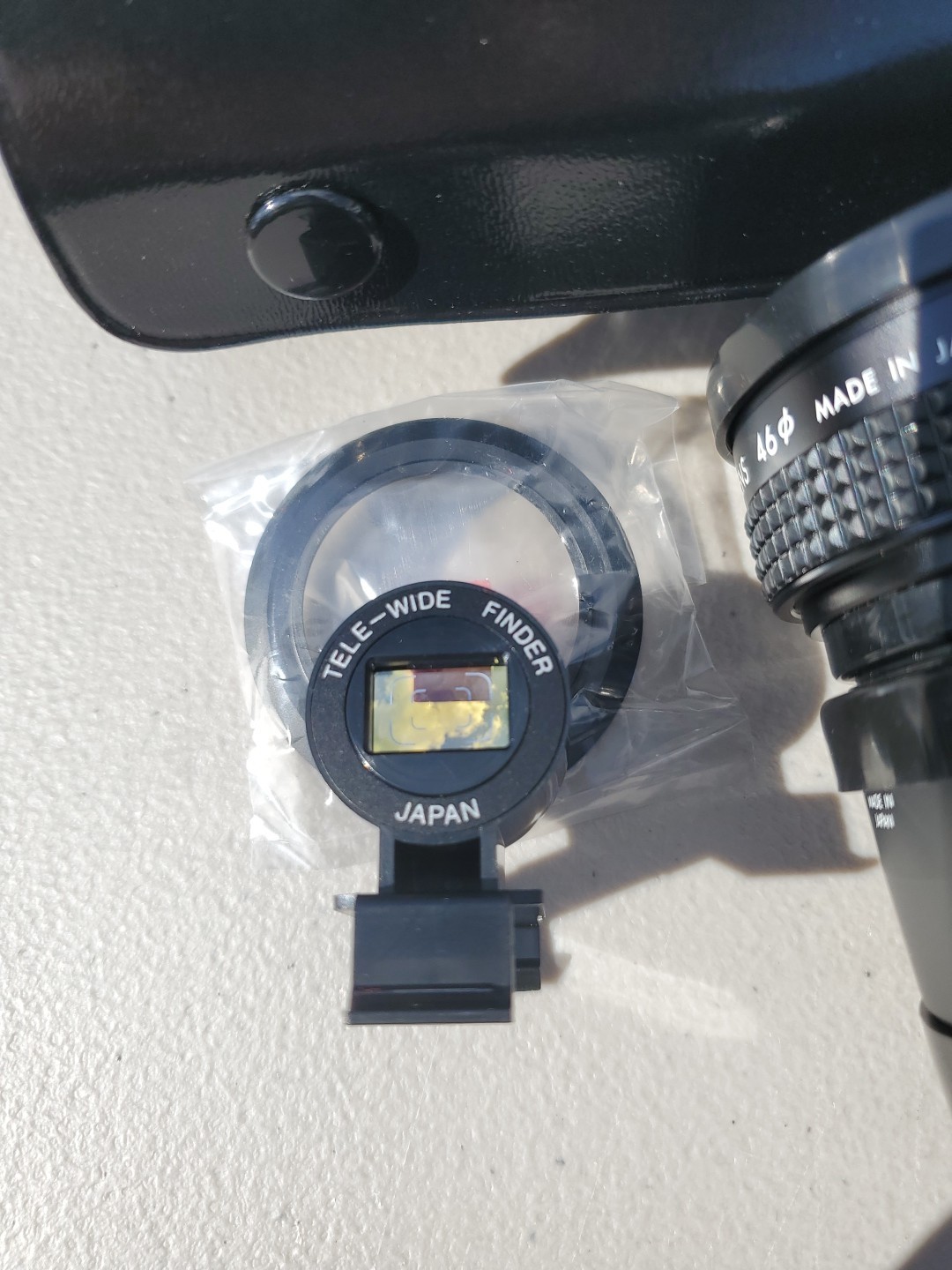 Ansco Auxiliary Lens Set #7010 Telephoto and Wide Angle Lens 46mm Lens Ring
