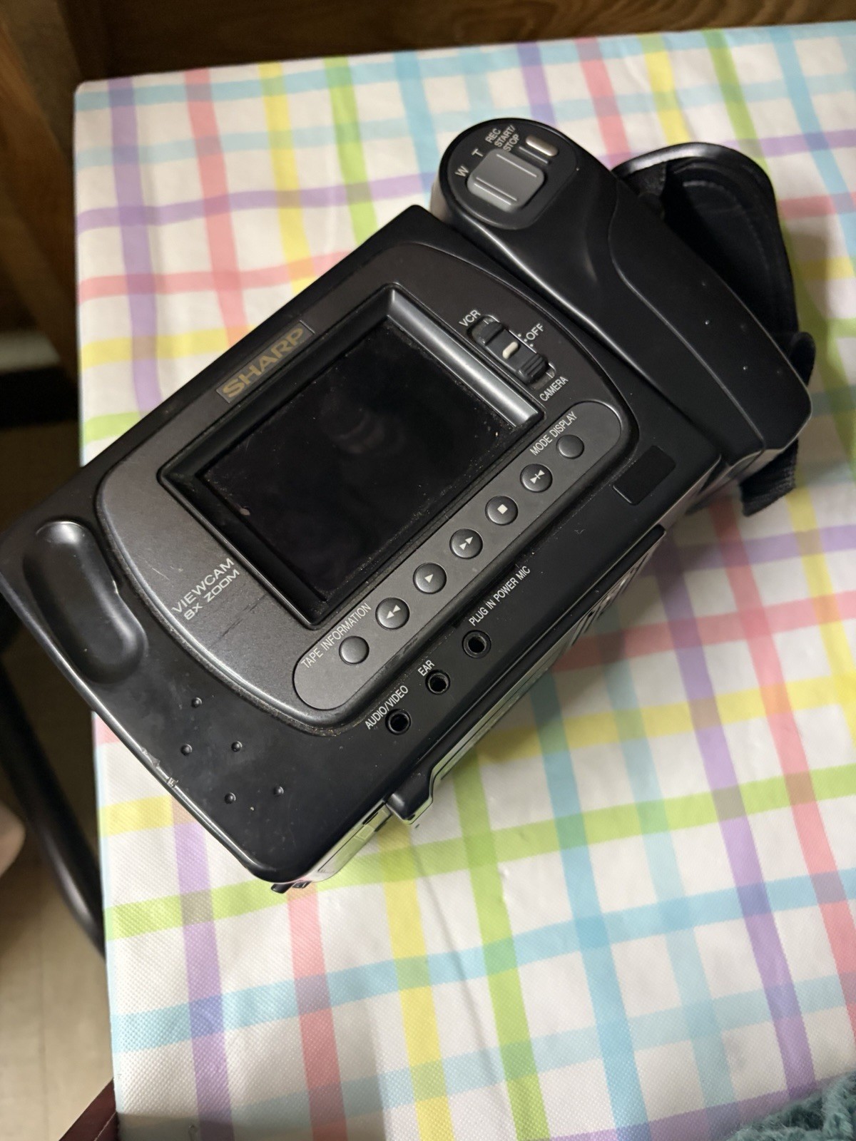 Sharp View cam Video Camera VL E36