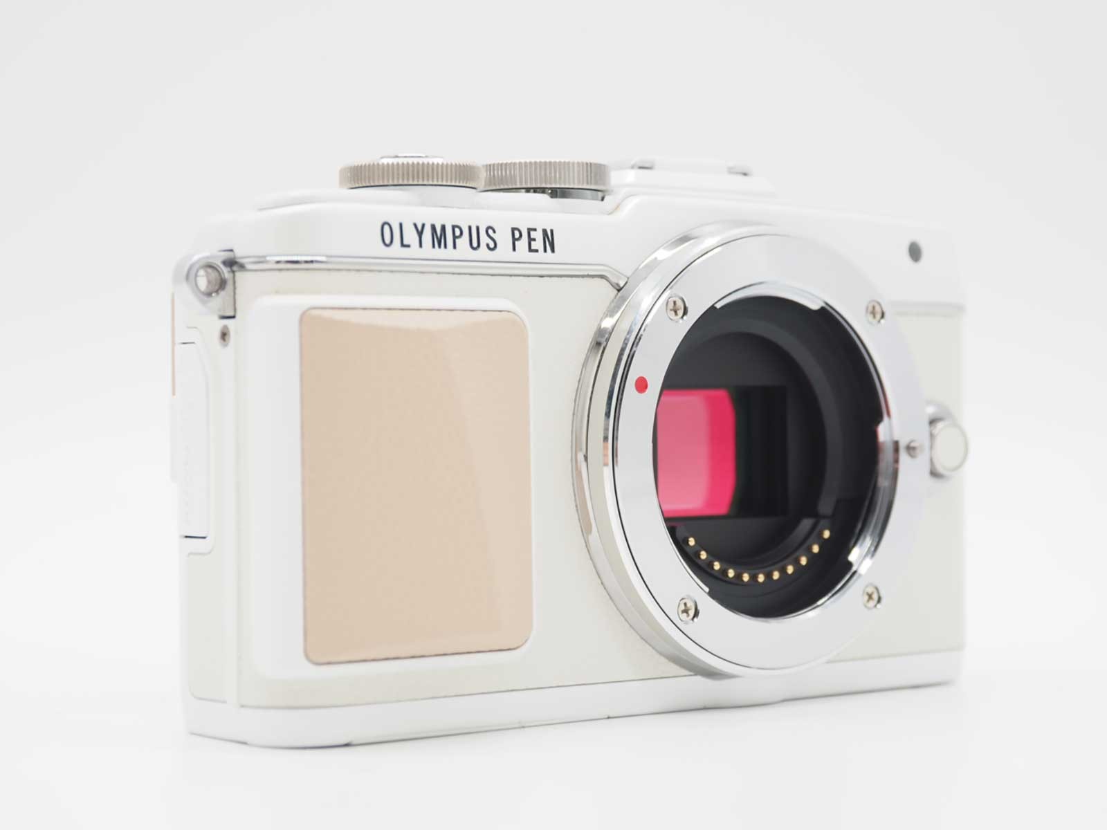 Olympus E-PL7 White EZ 14-42 40-150 Lens 977 Shots w/ Box [Near Mint] #Z6190A