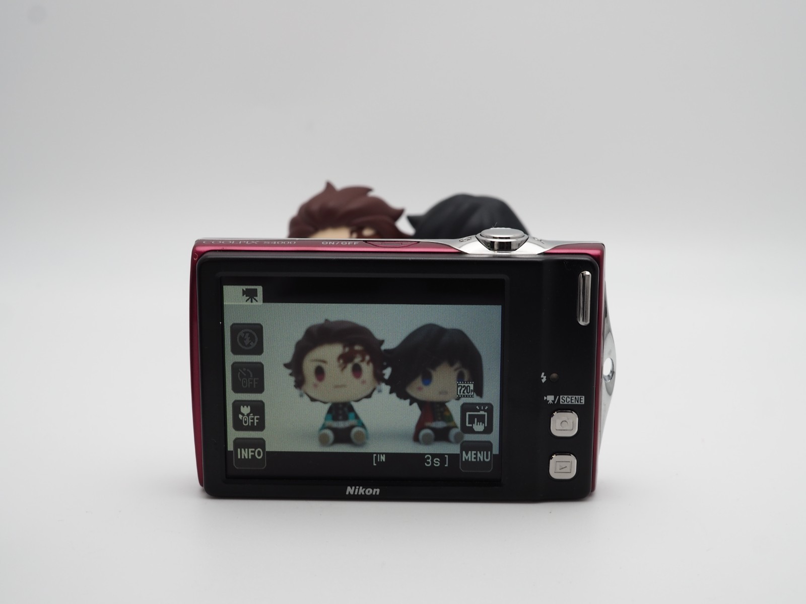 [US 1-Yr Warranty] Nikon Coolpix S4000 Digital Camera Ruby red 12.0MP JAPAN #J78