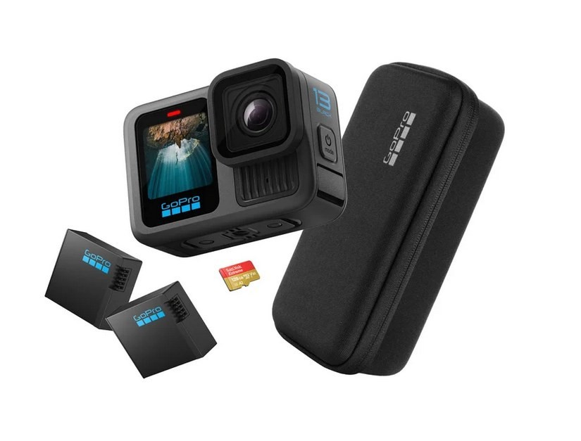 GoPro HERO 13 Black 5.3K HDR 27MP Camera 2 Battery Bundle CHDCB-131-RT 2024