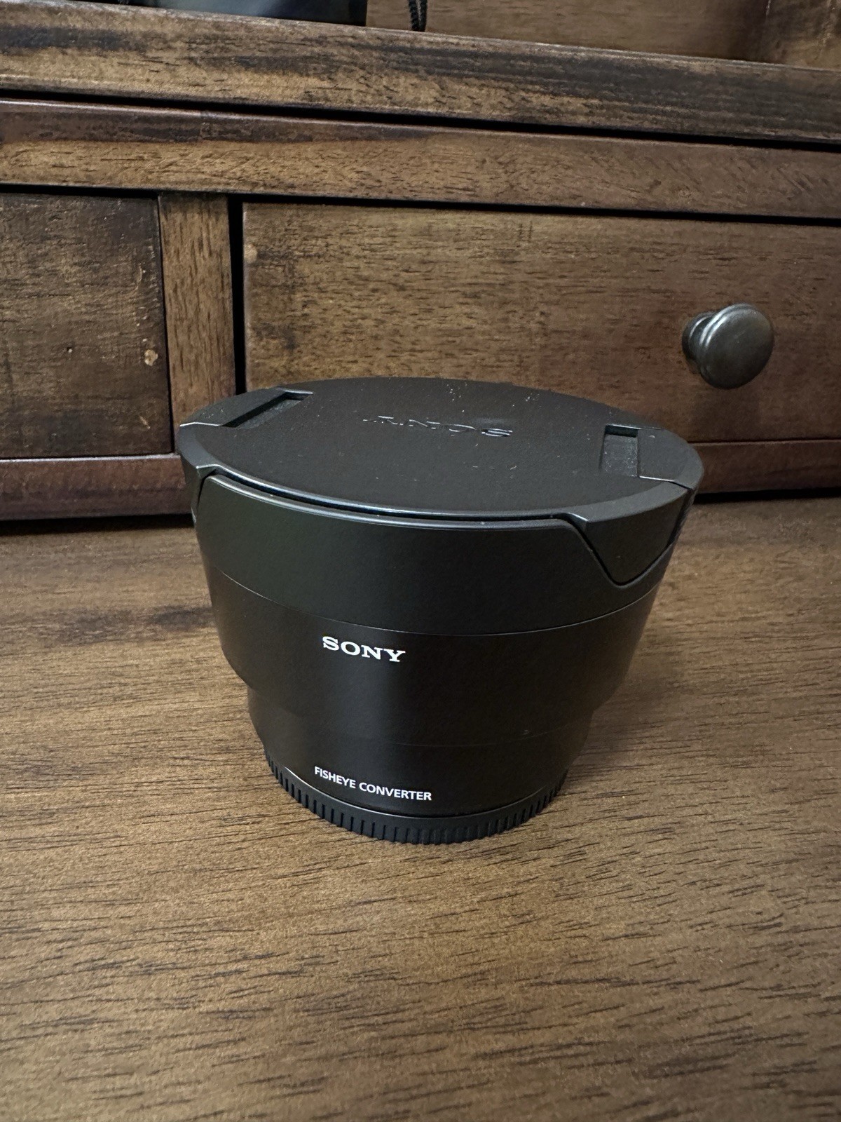 Sony Fisheye Converter Auxiliary Lens with Caps and Pouch