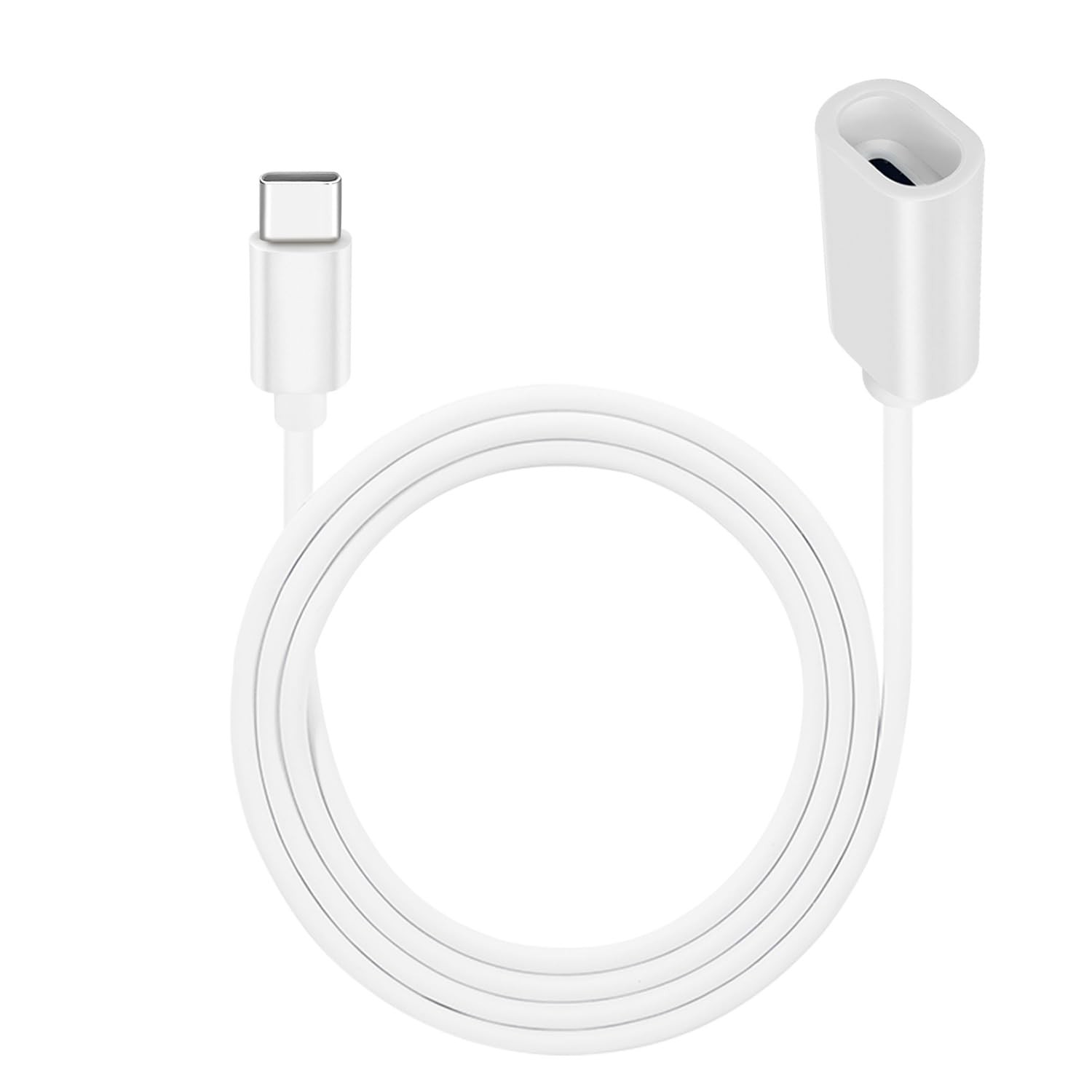 xsdtech 10ft Long Type C Extension Cable, USB C Male to Female 10FT, White