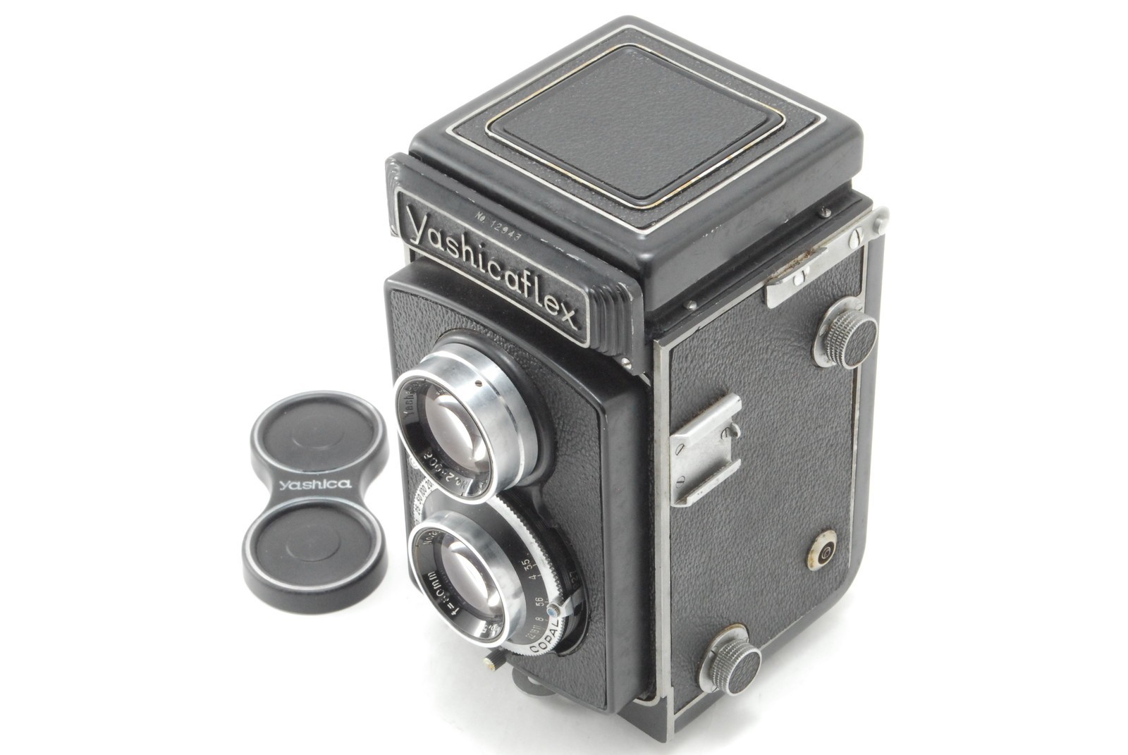 [Near MINT] Yashica Yashicaflex Model C 6×6 TLR Camera 80mm f/3.5 From JAPAN