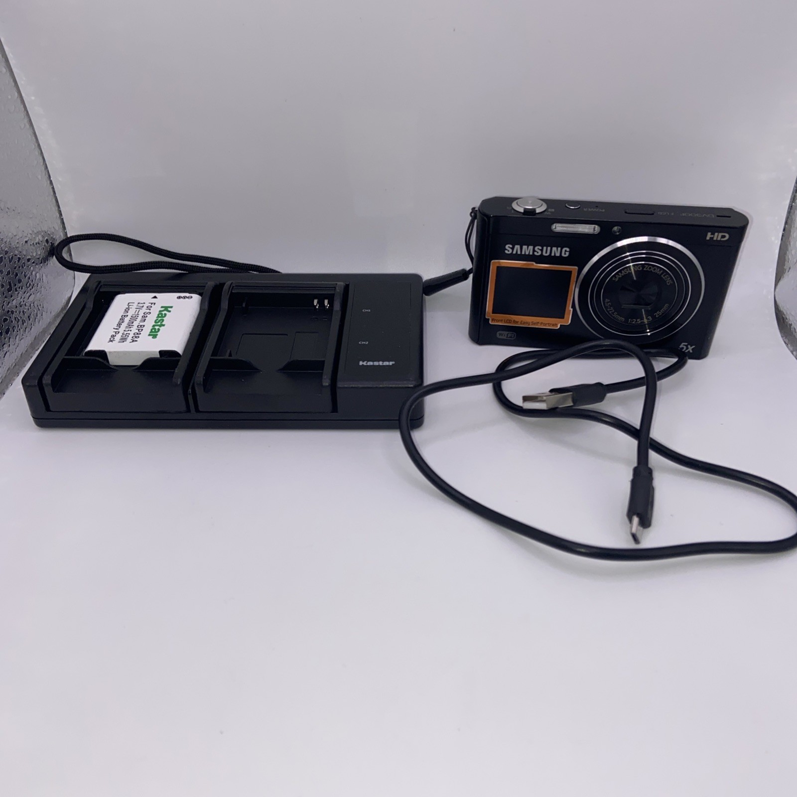 Samsung DV300F DualView 16.1MP Digital Camera Digicam 5X Zoom WORKS