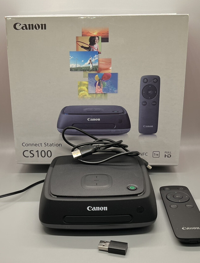 Picture Canon 1tb Data Storage Camera Station Photo Connect CS100 Working