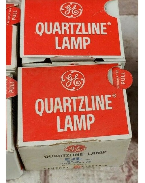 NOS GE EJL Projector Projection Bulb/Lamp 200 Watt 24 Volt 50 Hours, LOT OF 2