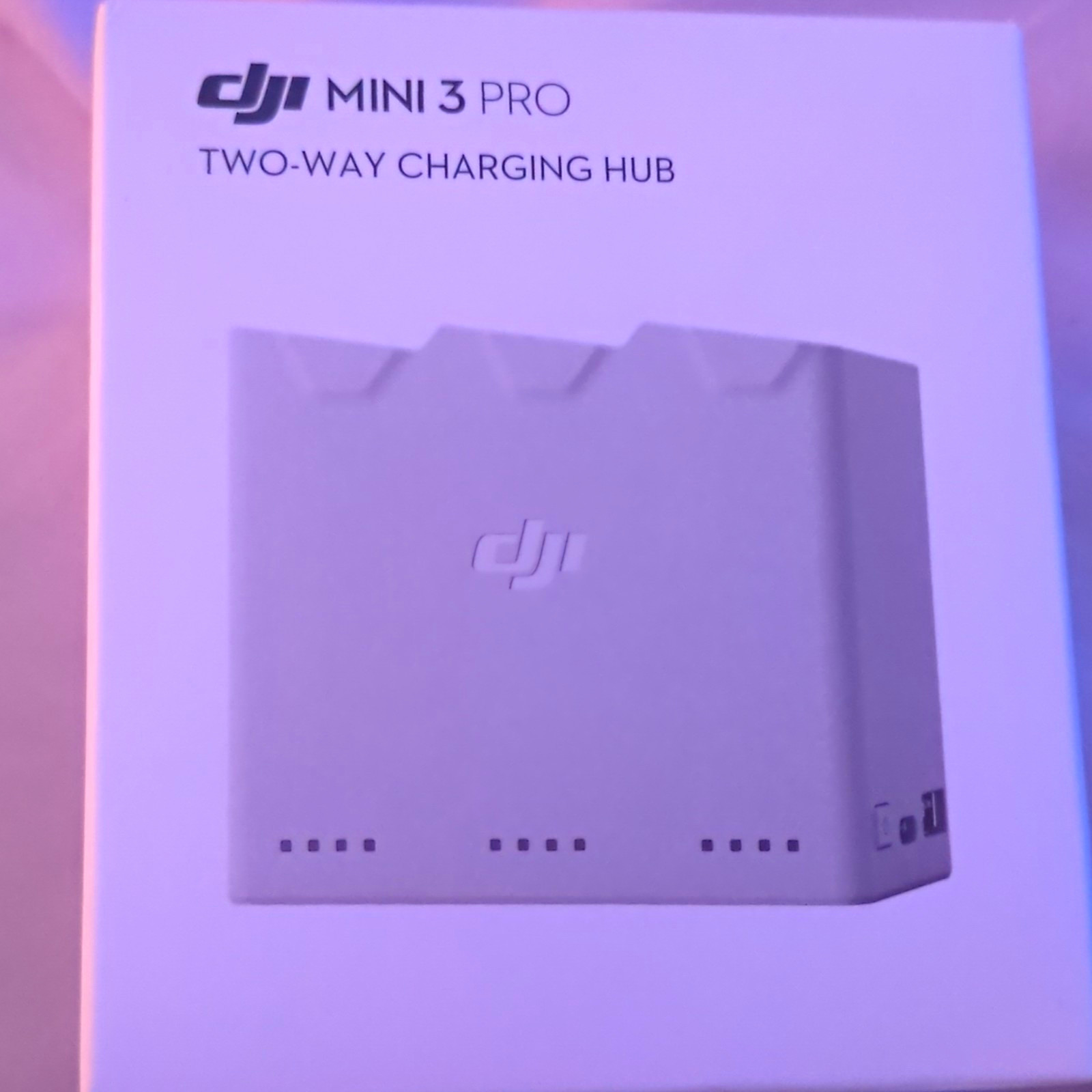 DJI Mini 3 Pro Two-Way Charging Hub and 2 intelligent flight batteries.