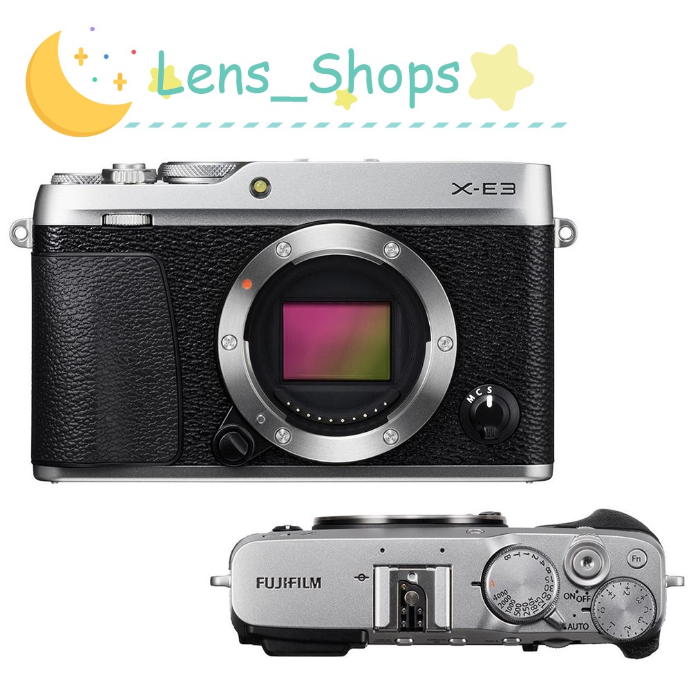 Fujifilm X-E3 Mirrorless Digital Camera Body 24.3 MP Silver Bluetooth，Wi-Fi