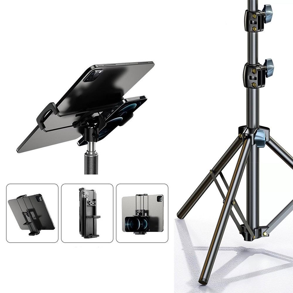 Professional lightweight Aluminum Camera Tripod DSLR Stand with Phone Holder+Bag