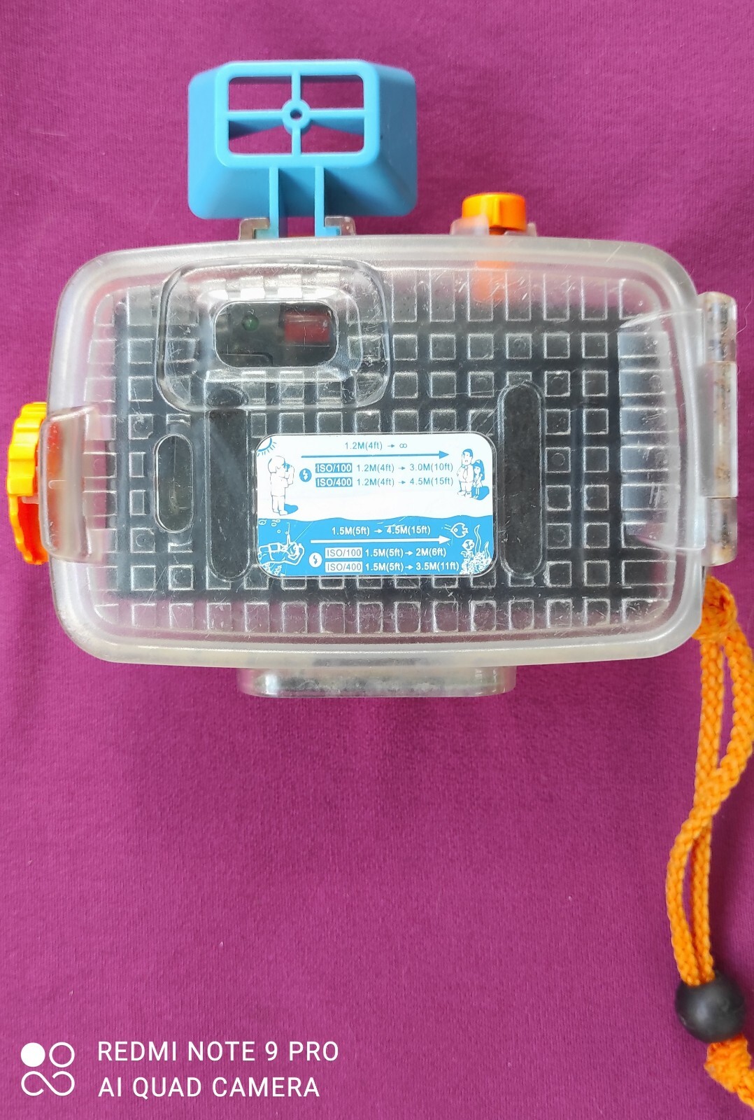 Vivitar 303-UW Compact Analog Camera With Underwater Case