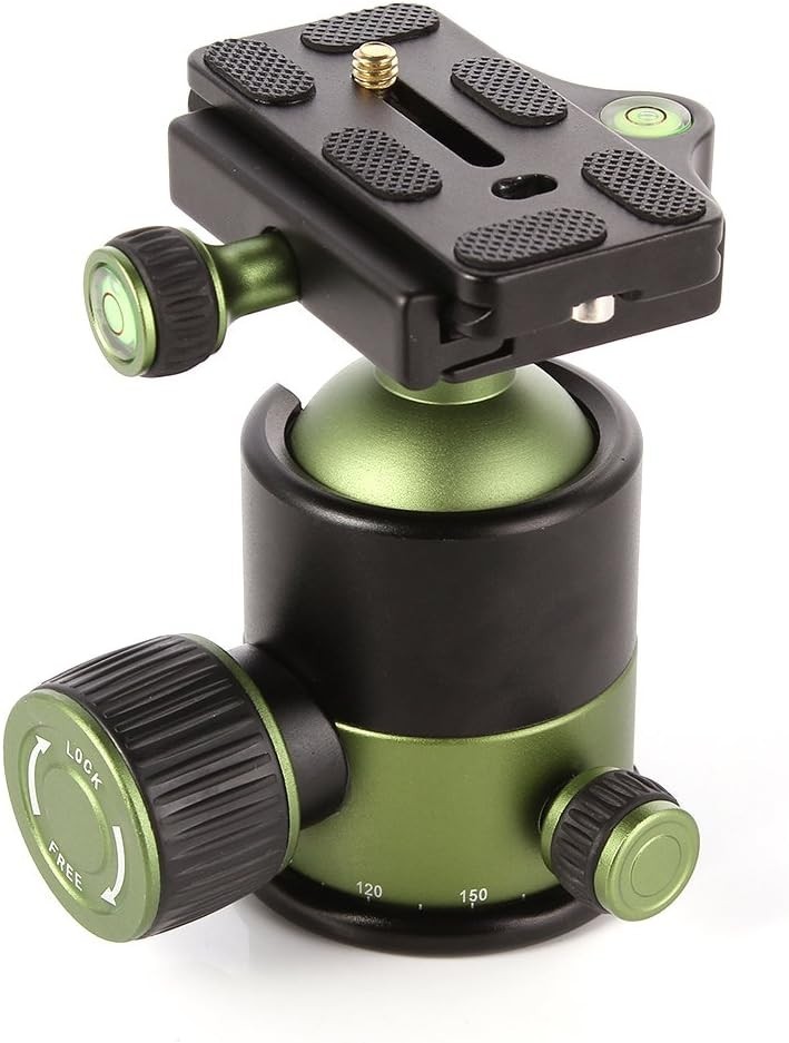 20Kg/44Lb Load 360� Panoramic Professional Heavy Duty Tripod Ball Head W/Arca Sw