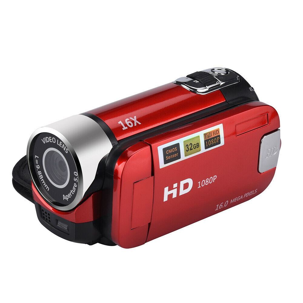 1080P HD Camcorder Digital Video Camera TFT LCD 24MP 16X Zoom DV AV Night Vision