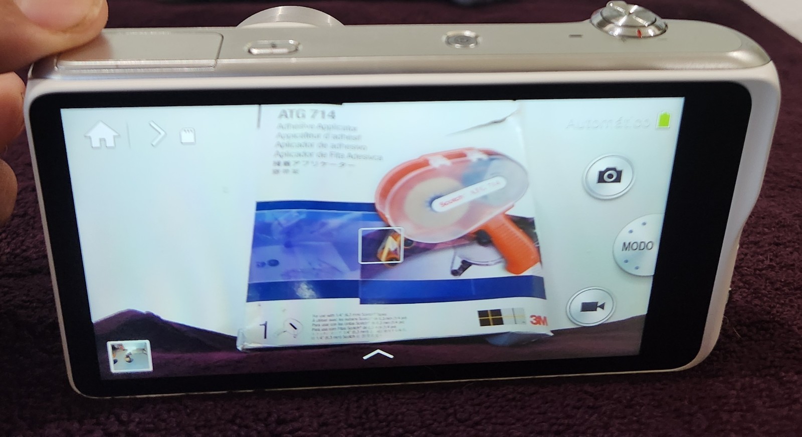 Samsung Galaxy Camera 2 EK-GC200 16.3MP Android WiFi 21X Zoom White Tested
