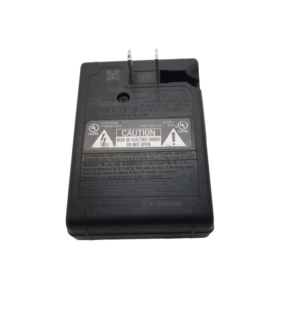 Used BC-CSG BC-CSGB BC-CSGC Battery Charger For SONY NP-BG1 NP-FG1 DSC-H10