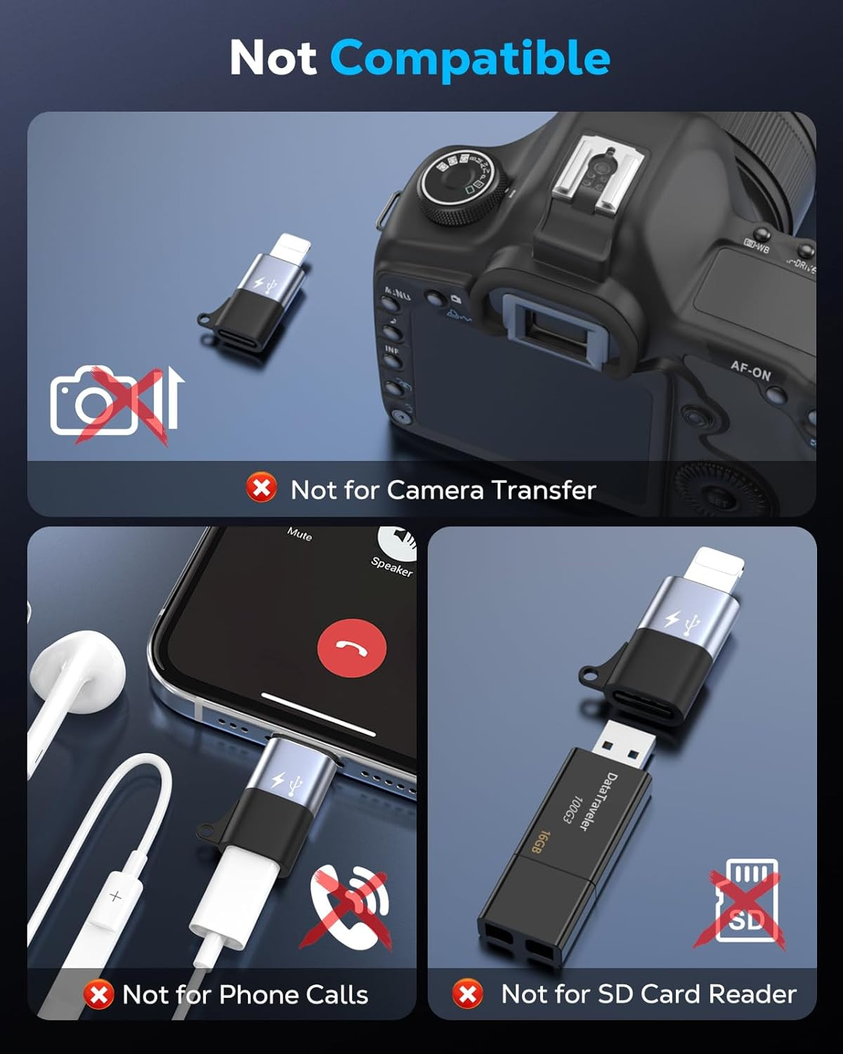 for DJI Mic Mini USB C to Lighting Mobile Phone Adapter – Lightning to USB-C Aud