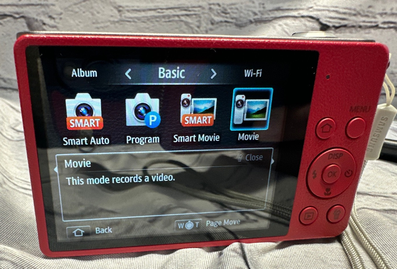 Samsung Smart DV300F 16.0MP Digital Camera Red Battery