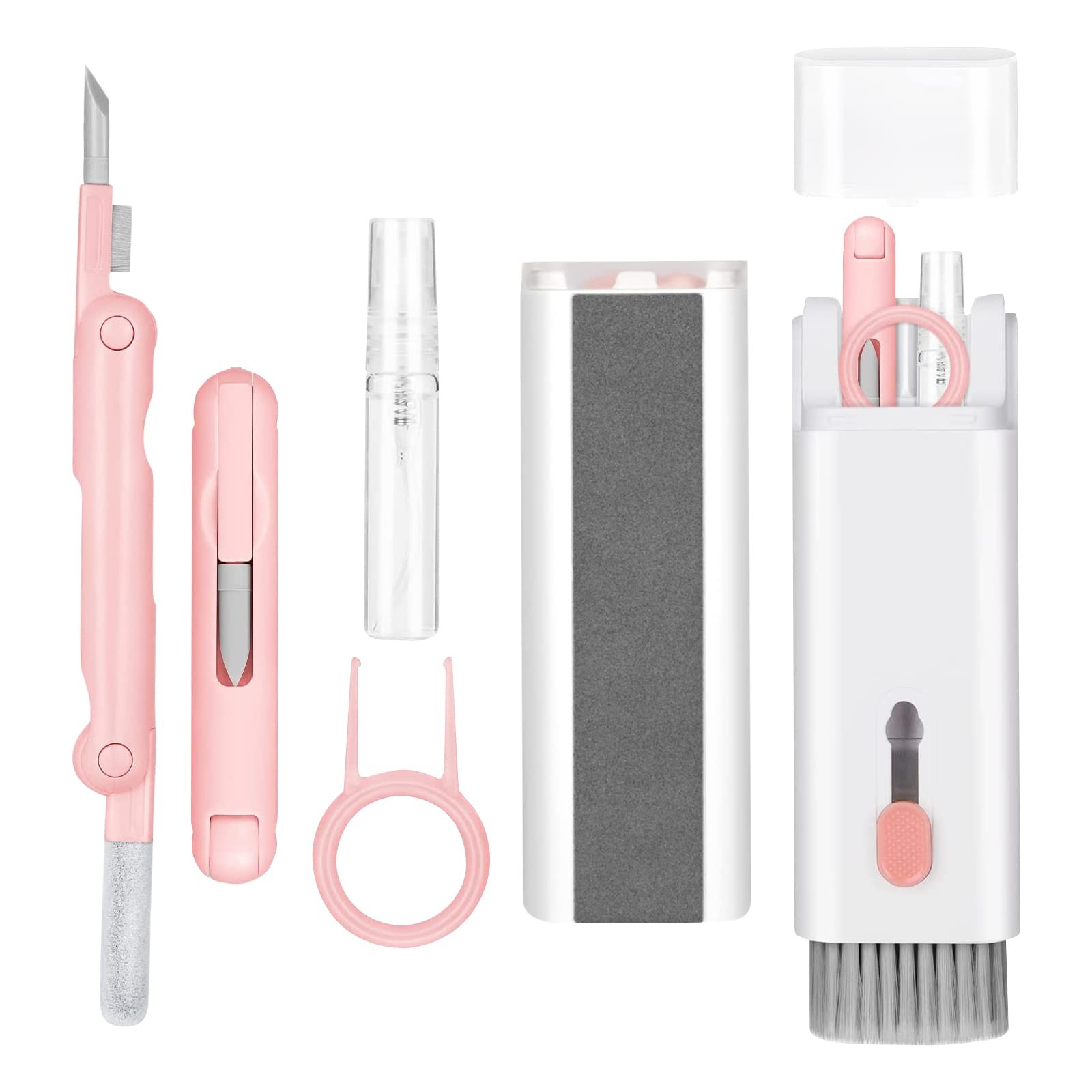 7-in-1 Electronic Cleaner Kit,Keyboard Cleaner,Laptop Kit for Pink
