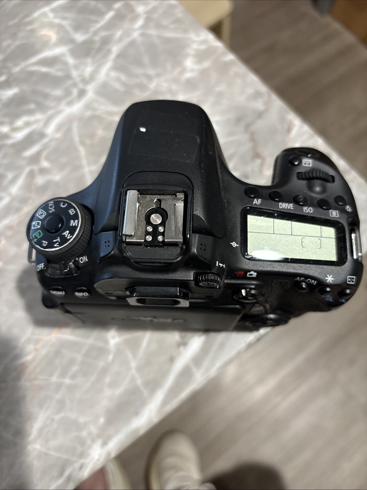 Canon EOS 70D 20.2MP Digital SLR Camera Blk Body Only Defective Parts No Battery