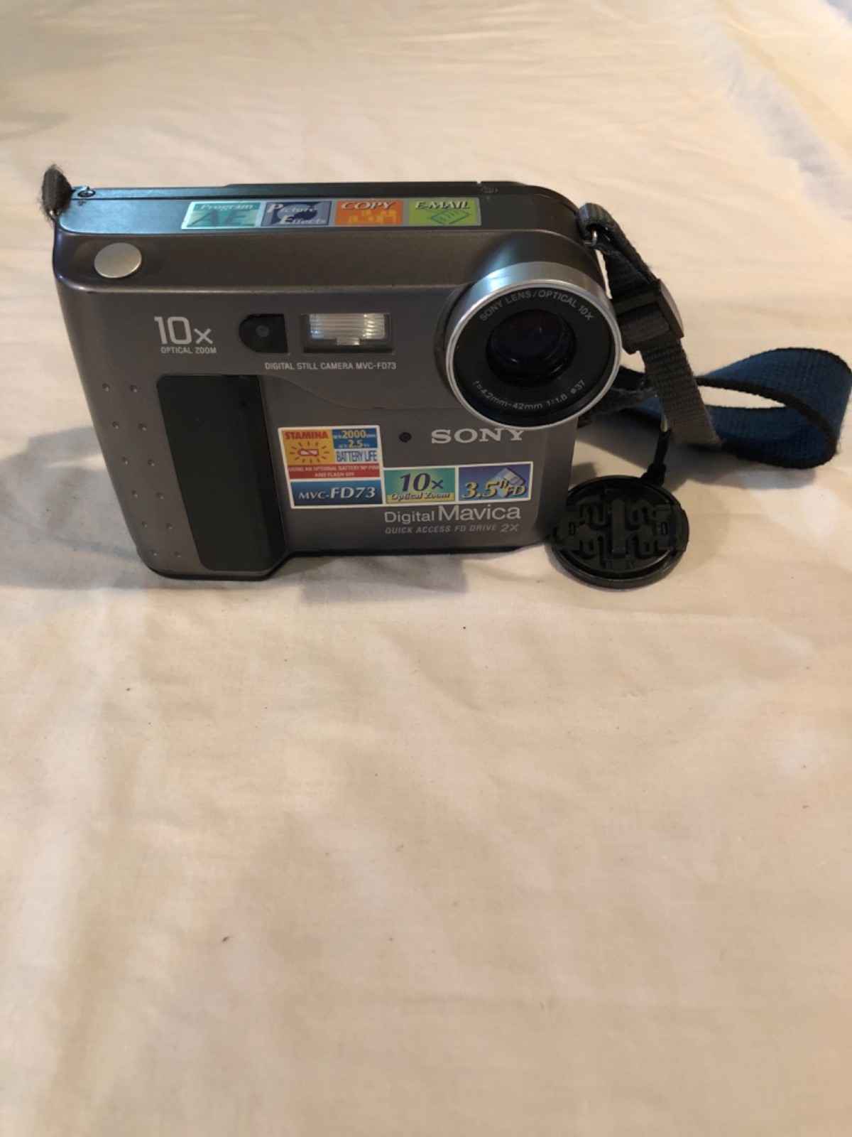 SONY MAVICA MVC-FD71 0.4MP DIGITAL CAMERA UNTESTED F8-4