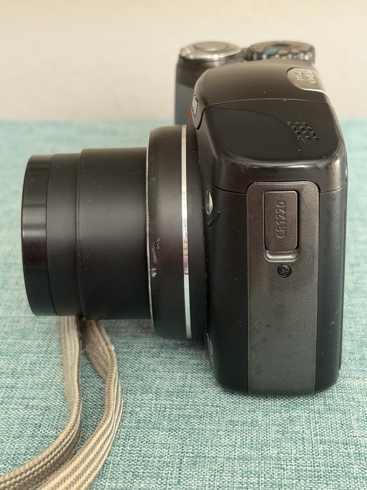 Canon PowerShot SX100 IS 8MP Digital Camera 10x Zoom Black – Tested Works W/ Bag