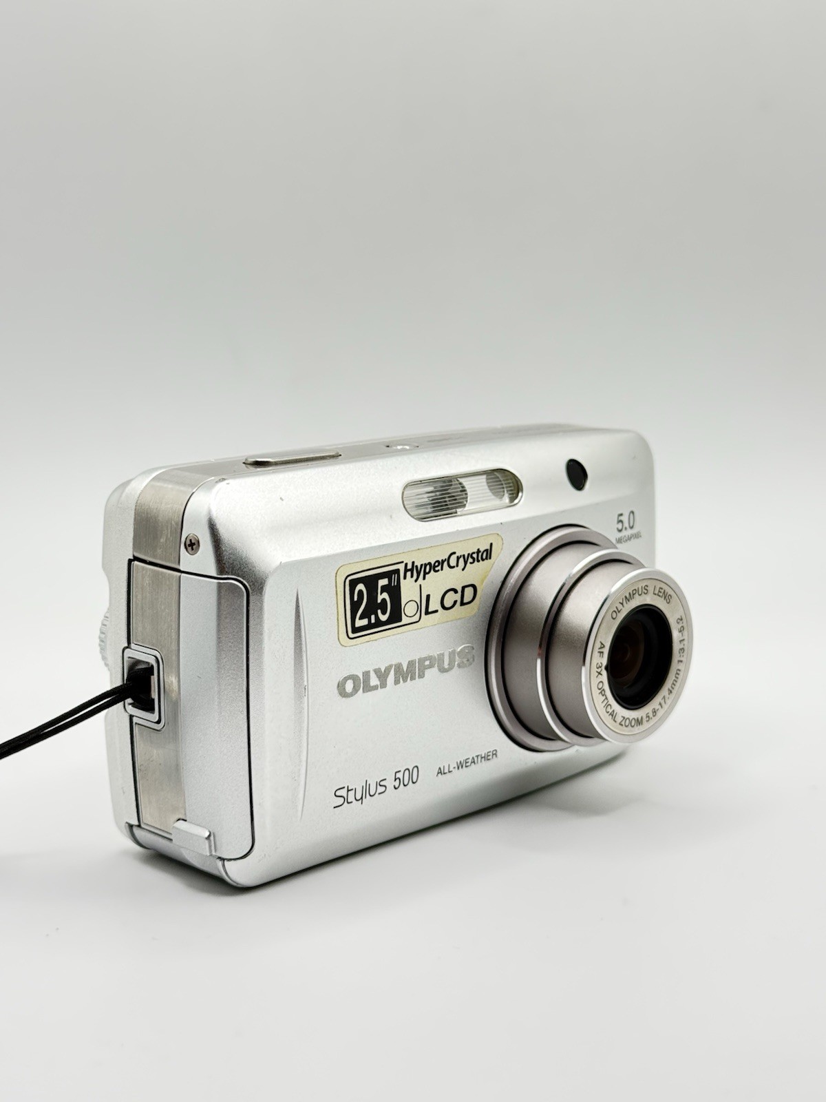 Olympus Stylus 500 – 5.0mp All Weather Digital Camera W Battery & Charger TESTED