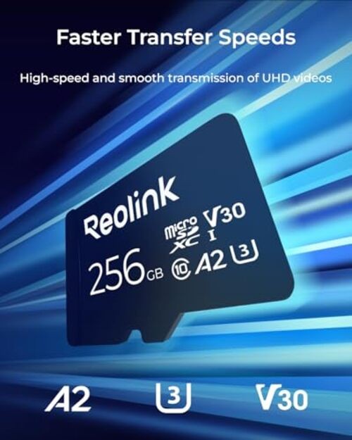 256GB microSDXC Memory Card, Up to 100MB/s, 4K UHD, U3, A2, V30, Class 10,