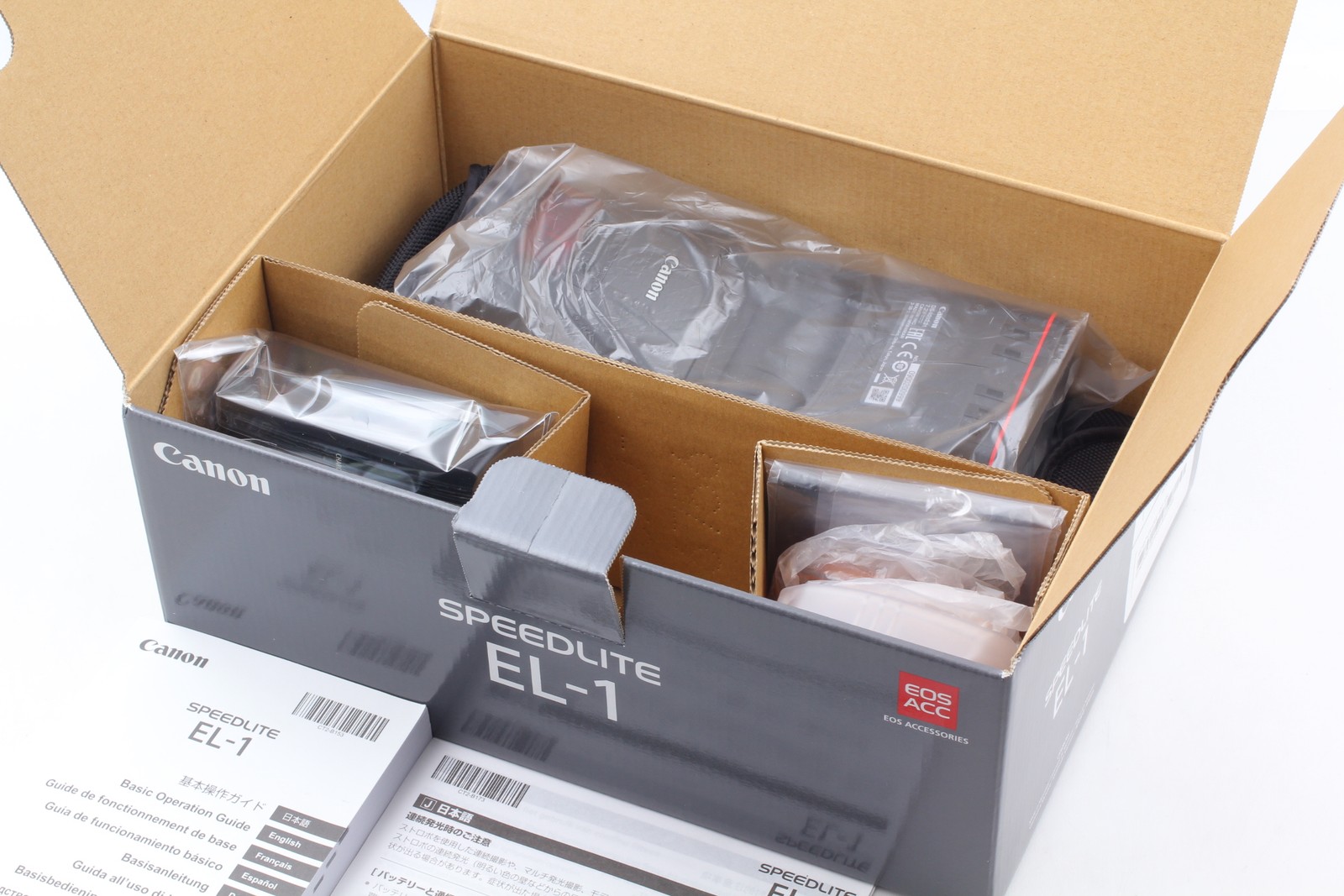 【Unused in BOX】 Canon Speedlite EL-1 E-TTL / E-TTL II Flash Batteries From JAPAN