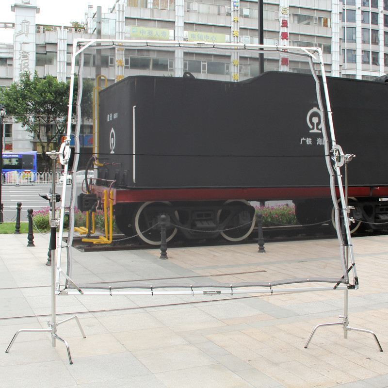 12’x12′ 3.6×3.6m Black Single Net Scrims/Overhead Butterfly
