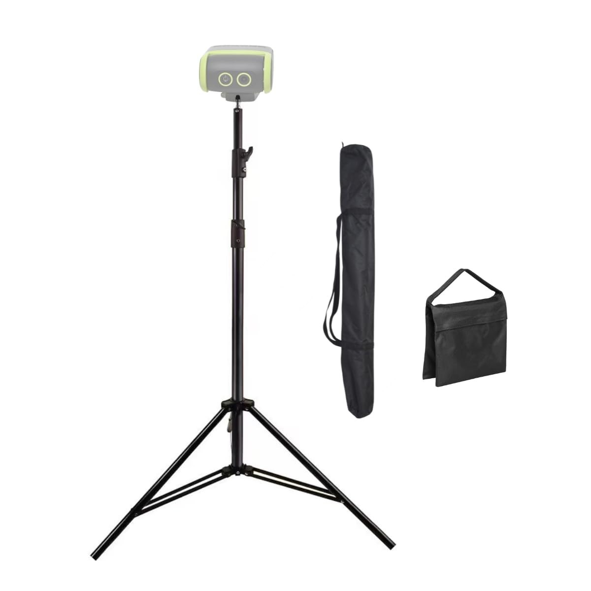 9.19 FT Heavy-Duty Aluminum Tripod with Weight Bag & Carrying Case for Photograp