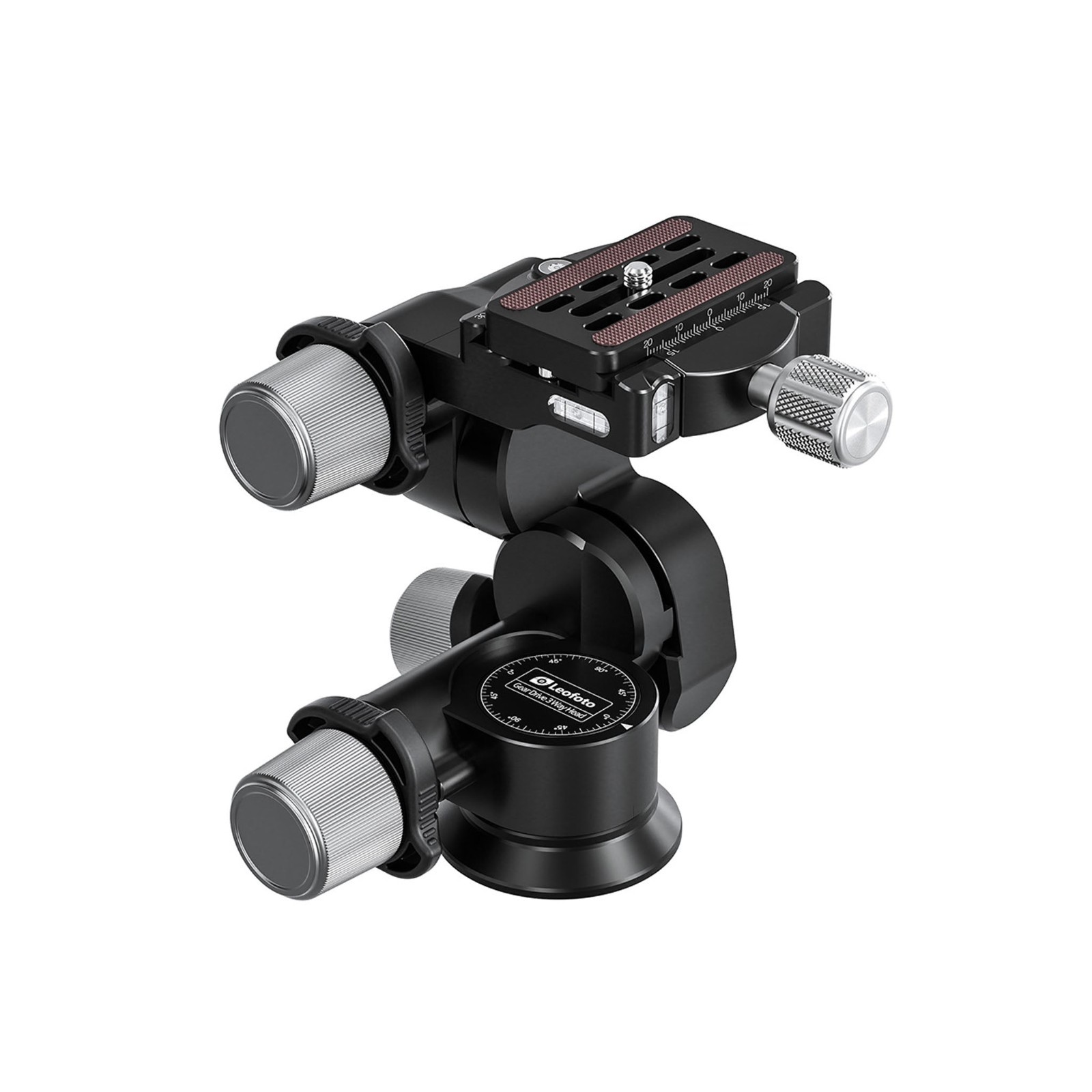Leofoto GW-01 3-Way Tripod Head Ball Head with Plate /Arca Swiss
