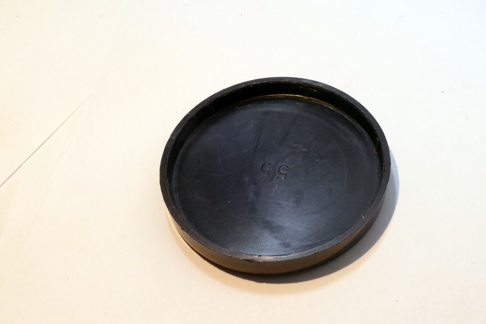 57mm (ID) Lens Cap Front Plastic slip on type for 55mm rim