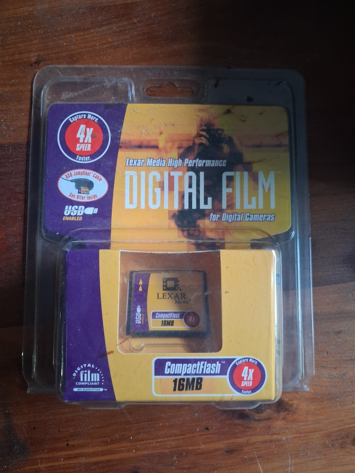 Lexar Media CompactFlash 16MB Digital Film Card NOS