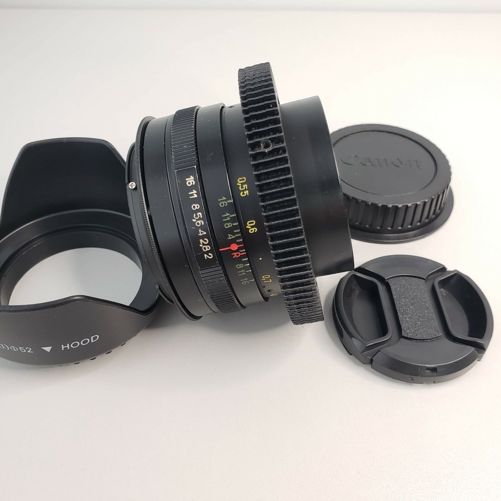 HELIOS-44 2/58 mm CINE mod lens ANAMORPHIC BOKEH FLARE Canon EF mount Ukraine