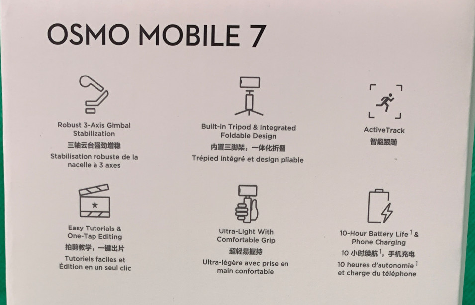 DJI Osmo Mobile 7 Smartphone 3-Axis Gimbal Stabilizer – Gray