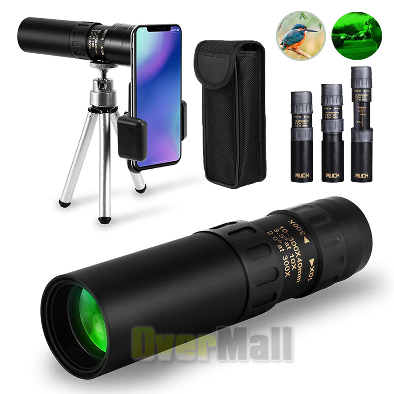 Military Zoom 10-300X HD Monocular Telescope Scope Day Vision Hunting/Outdoor