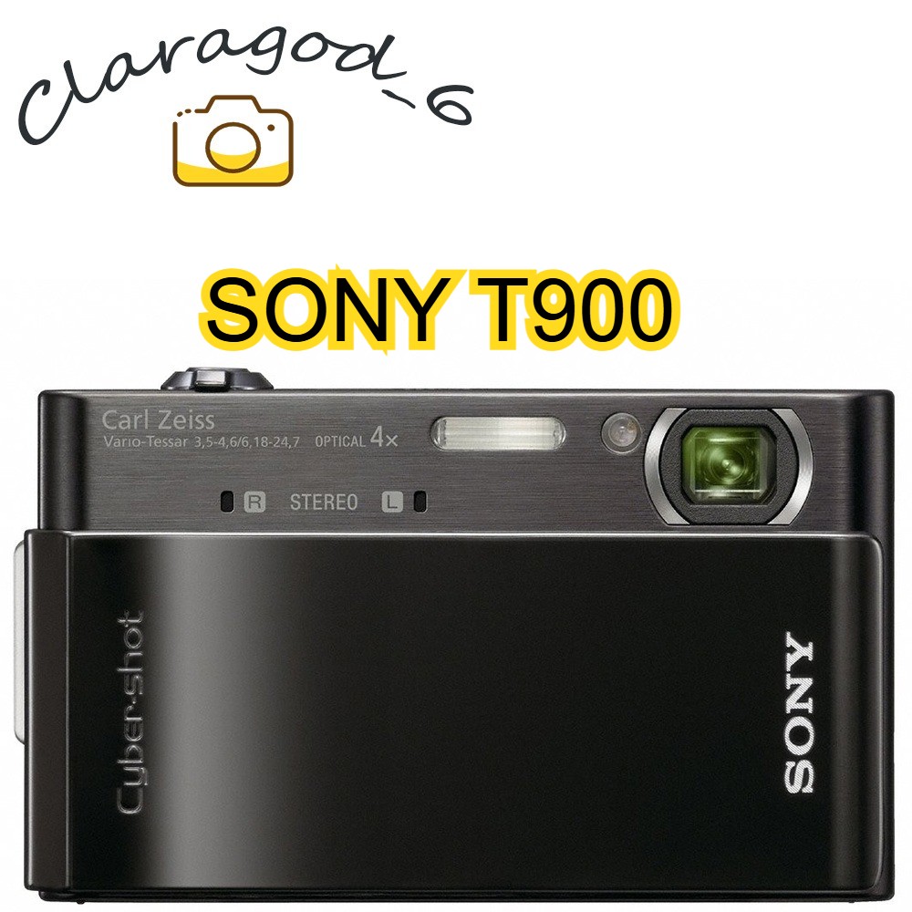 Sony DSC-T900 CyberShot Digital Camera 12.1MP CCD Camera 100% Working-Black