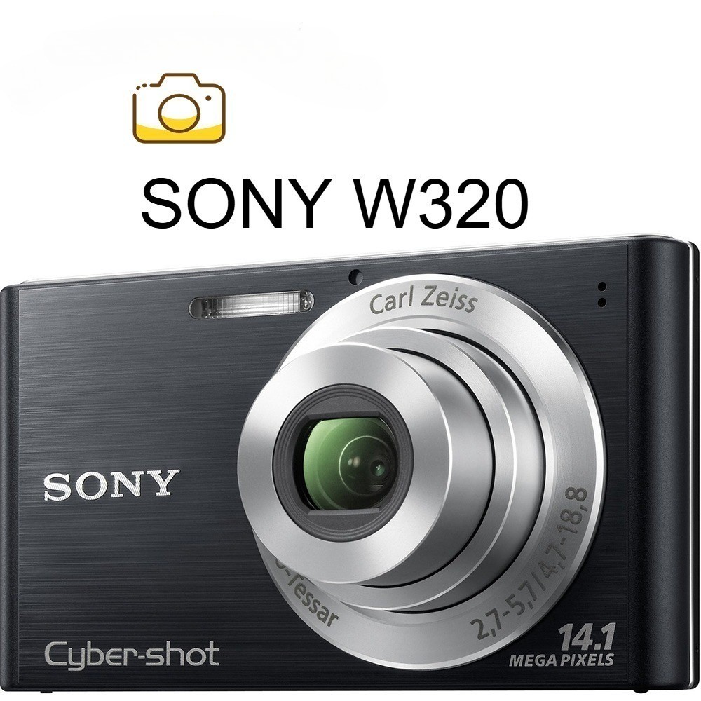 SONY Cyber-shot DSC-W320 Digital Camera 14.10 MP 4x Optical Zoom Built-in Flash