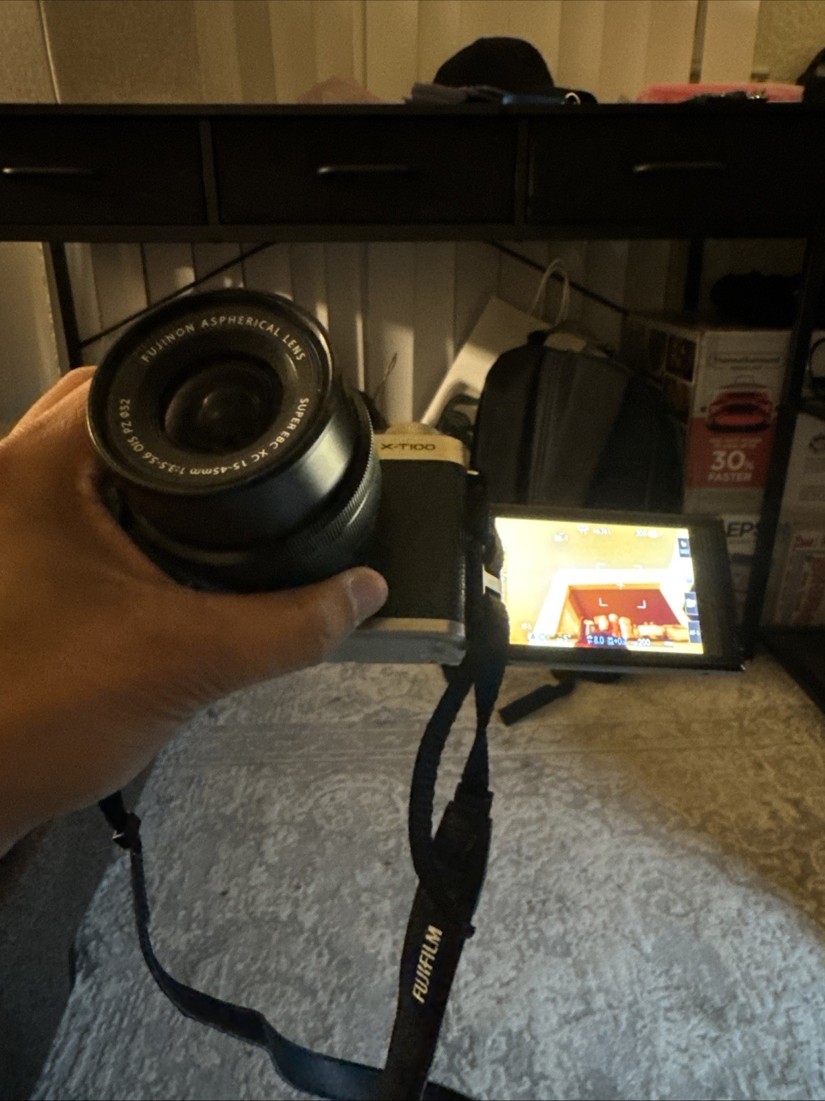 Fujifilm X-T100 24.2MP Digital Camera – Dark Silver