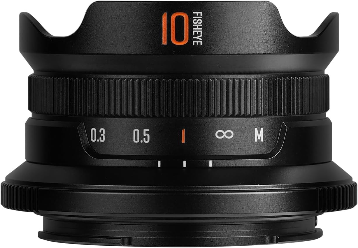 Brightin Star 10mm F5.6 II Ultra-Wide Fisheye Lens For Canon Nikon Sony Fuji M43