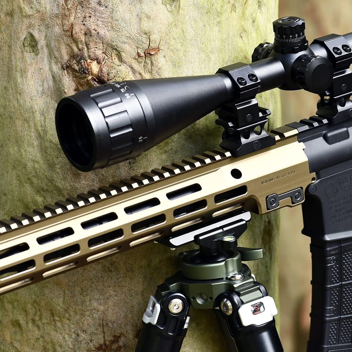 Arca Dovetail Rail for M-LOK System Tripod Mount Adapter Arca-Swiss RRS 2-Slot