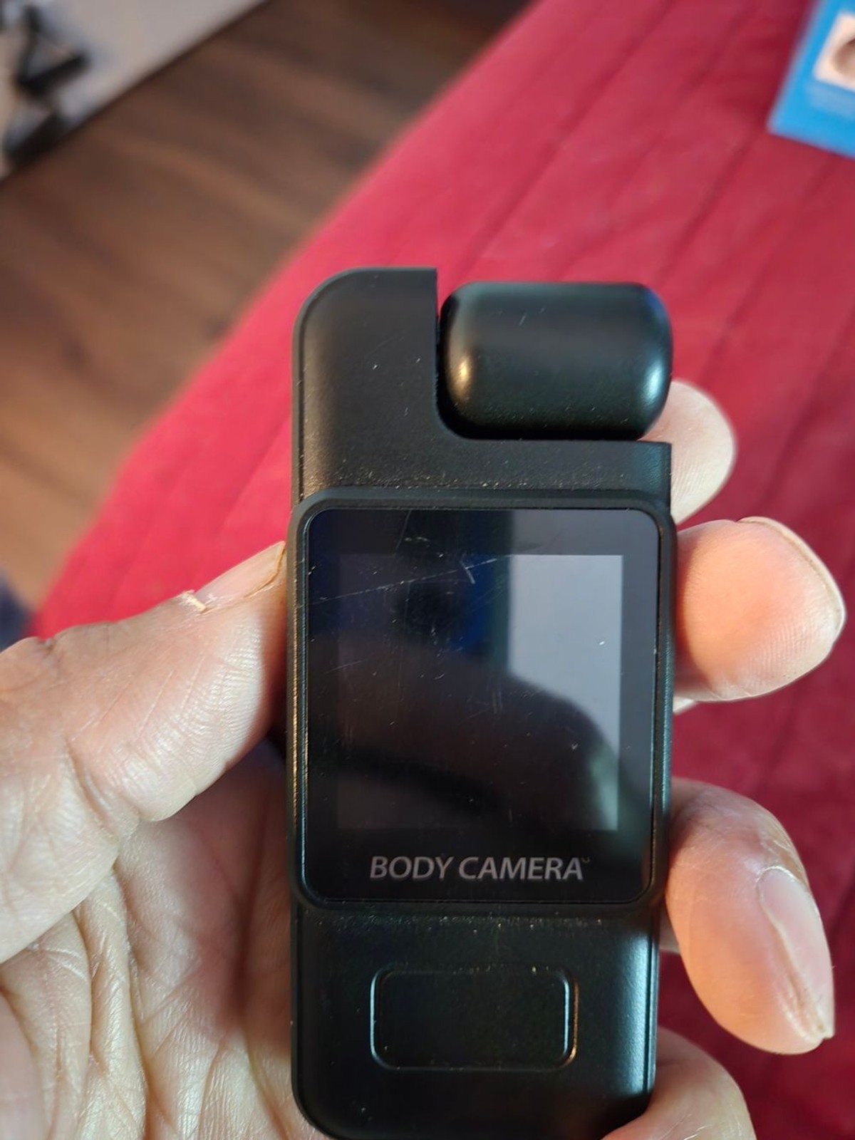 Source Unknown Black Clip-On Body Camera